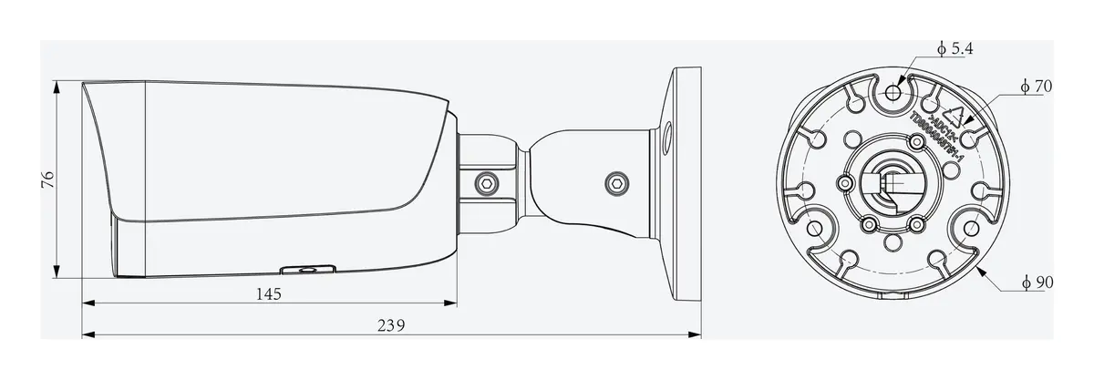 Tiandy TC-C35US 3LRB-4 5MP 4mm ColorMaker IP Bullet Kamera — görsel 4