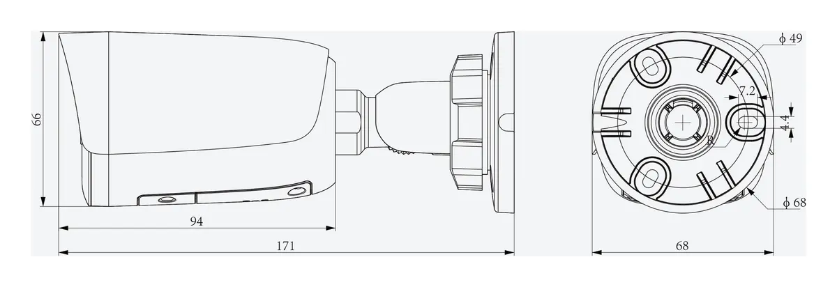 Tiandy TC-C35WQ 4LHB-28 5MP 2.8mm Akıllı Çift Işık IP Bullet Kamera — görsel 4