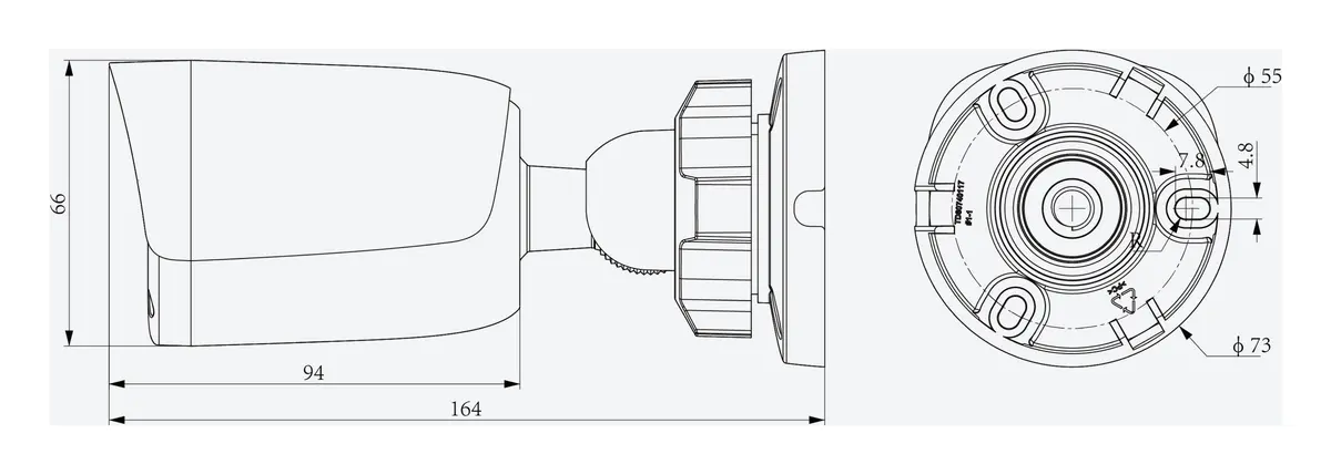 Tiandy TC-C36QN 2ENB-28 6MP 2.8mm Akıllı Çift Işık IP Bullet Kamera — görsel 4