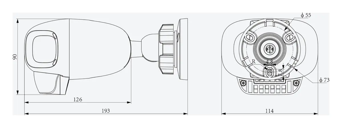 Tiandy TC-C385N 2ANA-28 4MP 2.8mm Akıllı Çift Işık IP Bullet Kamera — görsel 4