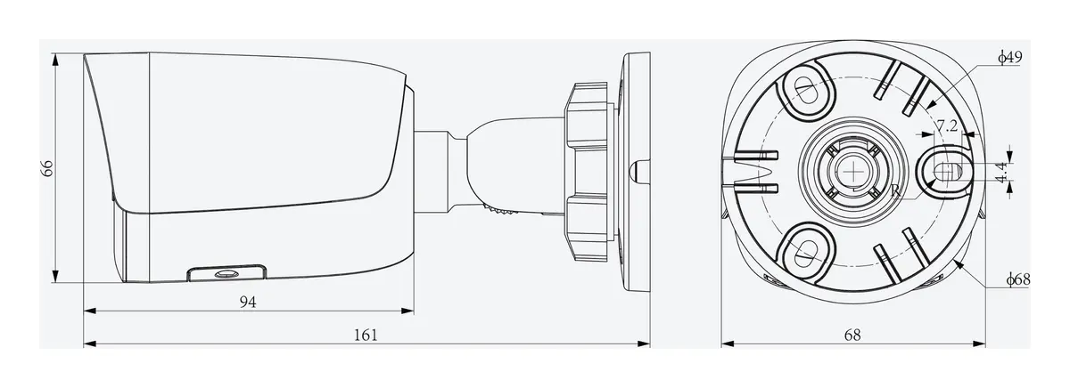Tiandy TC-C38WN 2LTA-28 8MP 2.8mm Akıllı Çift Işık IP Bullet Kamera — görsel 4