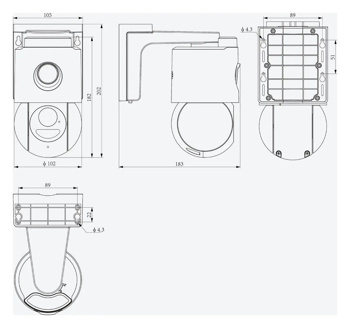 Tiandy TC-H363N 8DB-4 3MP Akıllı Çift Işık Solar/Pilli 4G PT Kamera — görsel 4