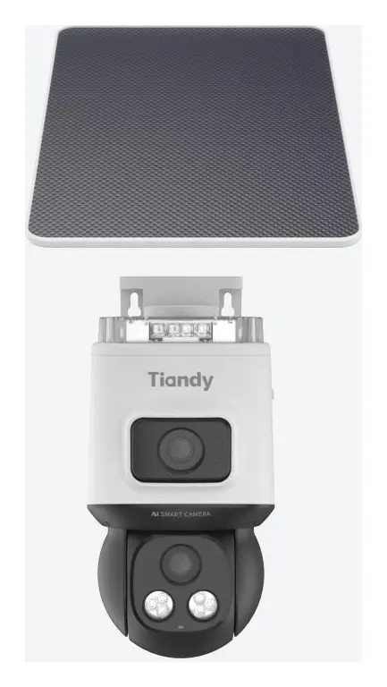 Tiandy TC-H383C 8DA-286 4MP Akıllı Çift Işık Solar/Pilli Wi-Fi PT Kamera — görsel 2