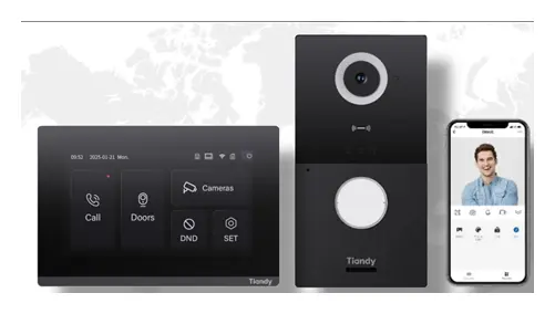 Tiandy TC-P3601 Spec:7/I/O IP Görüntülü Diyafon Seti