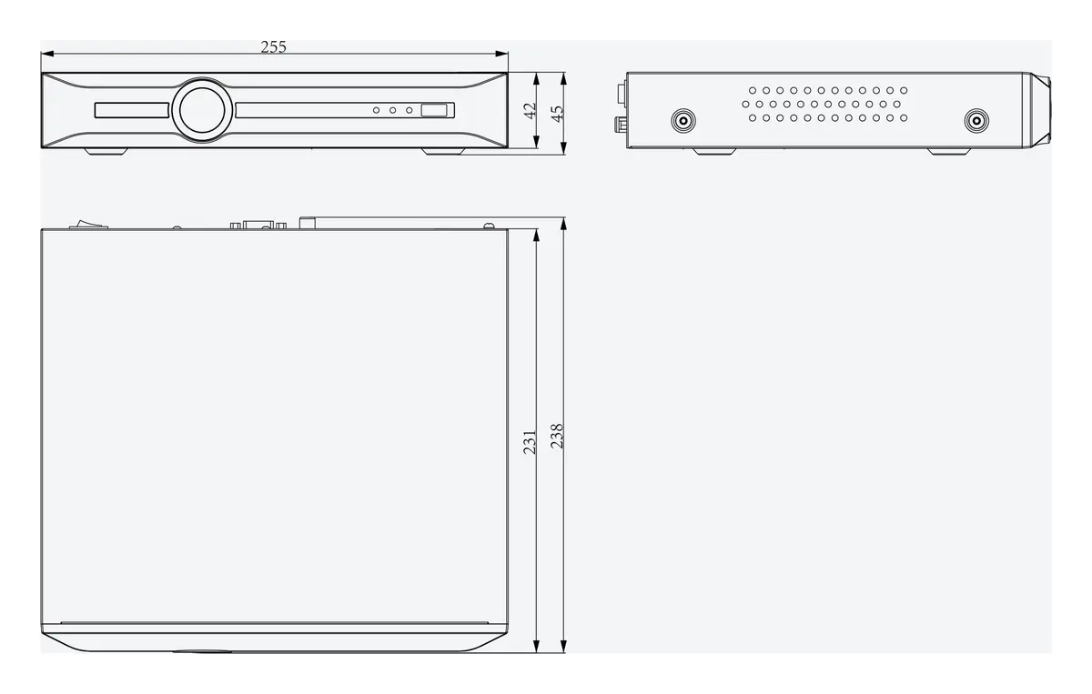 Tiandy TC-R3105 44HA 5 Kanal 1 HDD PoE AI NVR Kayıt Cihazı — görsel 4