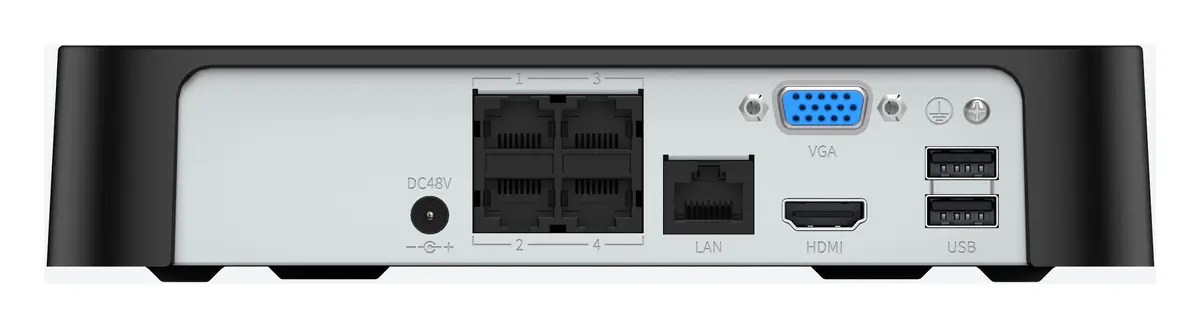 Tiandy TC-R3105 Spec:I/B/P4/Eu/L/S/V2.0 5 Kanal 1 HDD PoE NVR Kayıt Cihazı — görsel 3