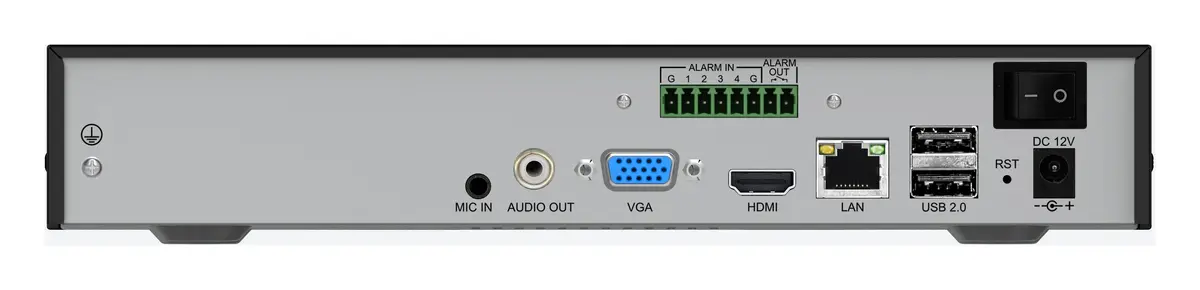 Tiandy TC-R3120 4HA 20 Kanal 1 HDD AI NVR Kayıt Cihazı — görsel 3