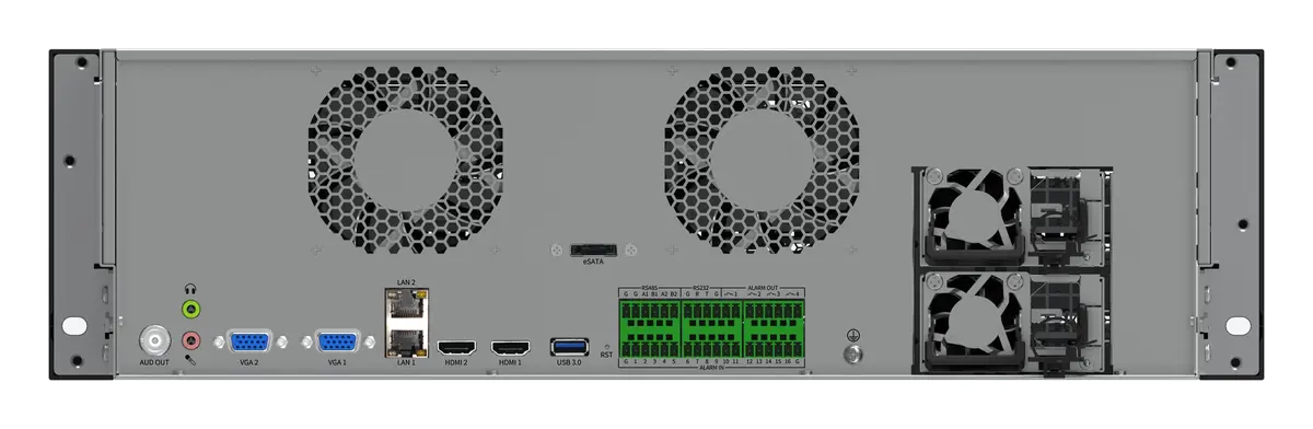 Tiandy TC-R31680 Spec:E/B/R/N/V4.3 80 Kanal 16 HDD NVR Kayıt Cihazı — görsel 3