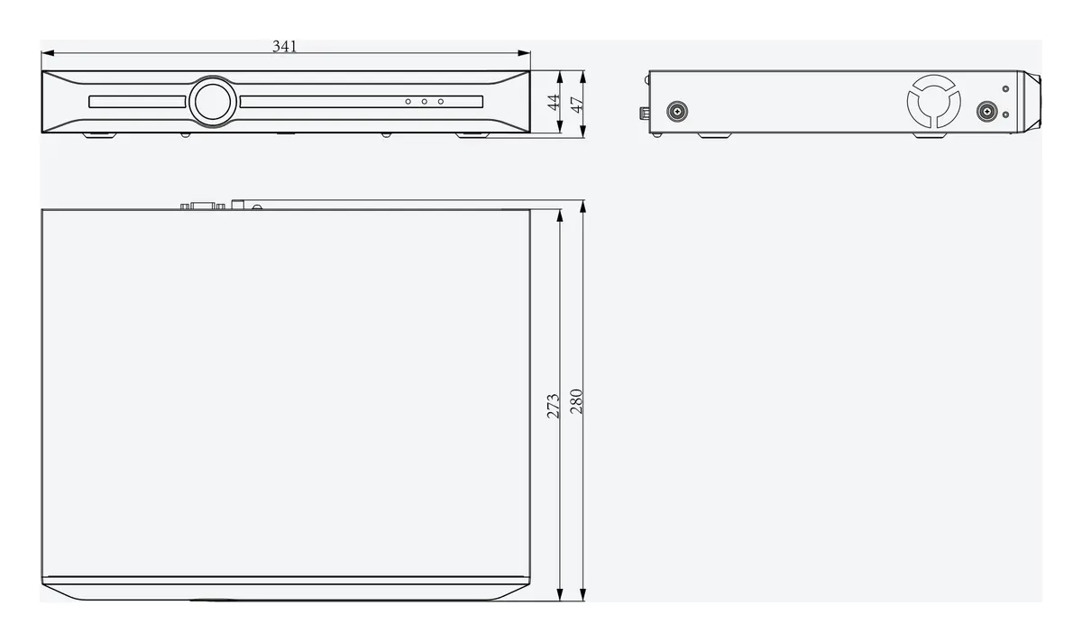 Tiandy TC-R3220 2HC 20 Kanal 2 HDD NVR Kayıt Cihazı — görsel 4