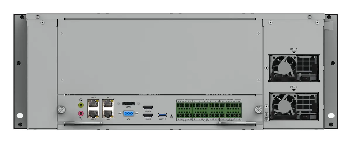 Tiandy TC-R324160 Spec:E/B/R/N/V4.1 160 Kanal 24 HDD NVR Kayıt Cihazı — görsel 3