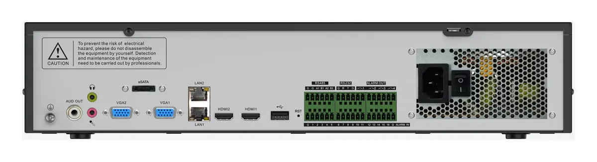 Tiandy TC-R3840 4HB 40 Kanal 8 HDD AI NVR Kayıt Cihazı — görsel 3