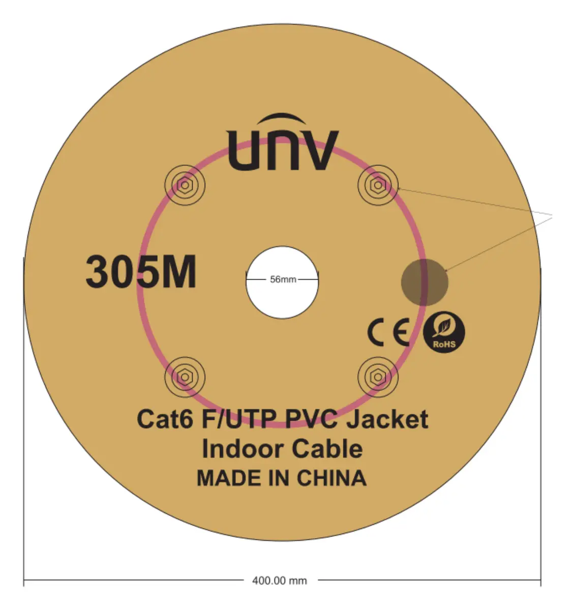 Uniview CAB-LC3200B-E4-IN İç Mekan Network Kablosu