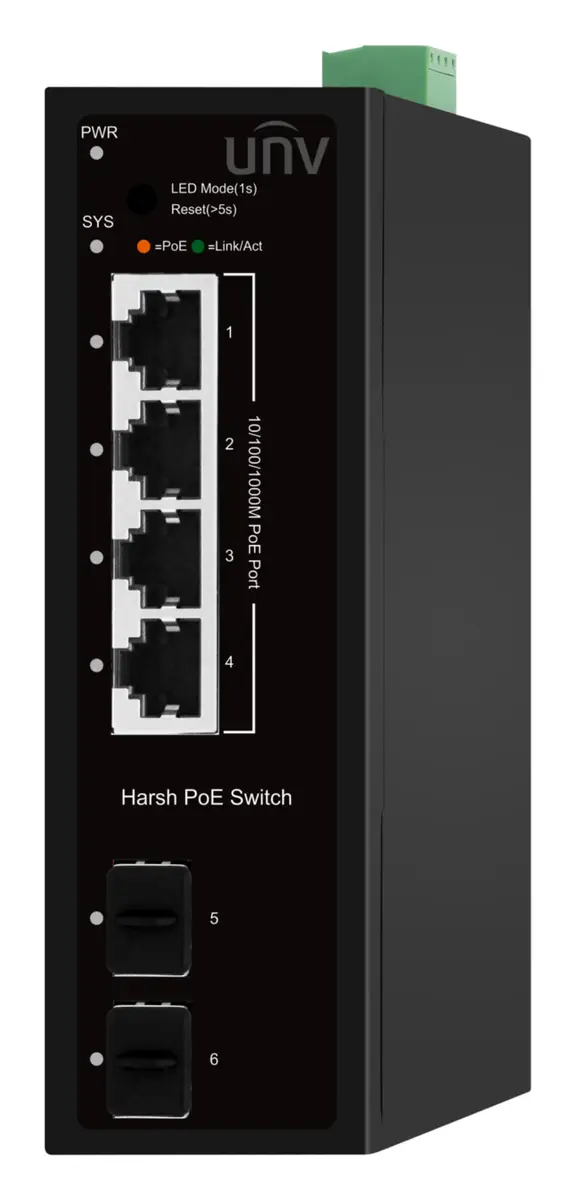 Uniview HS5000-4GT2GP-POE-IN PoE Switch