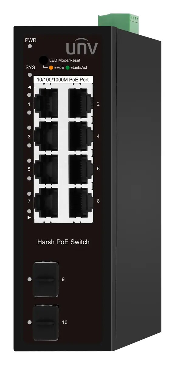 Uniview HS5000-8GT2GP-POE-IN PoE Switch
