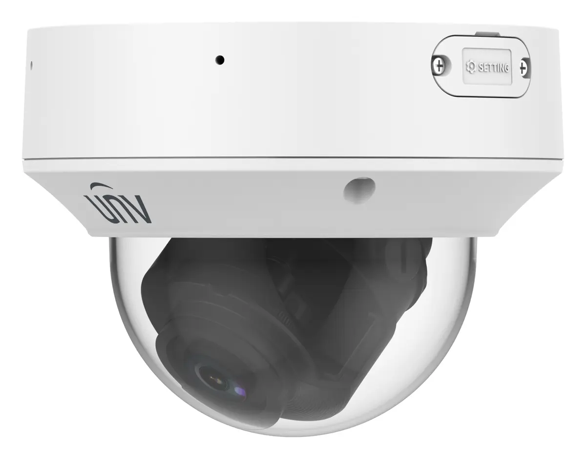 Uniview IPC3238SA-ADZK-PI-LS-I2A 8MP Starlight Motorize Varifokal IR WDR IP Dome Kamera