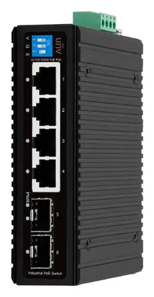 Uniview IS2000-4GT2GP-POE-IN@PWR75 Yönetilemez Endüstriyel PoE Switch