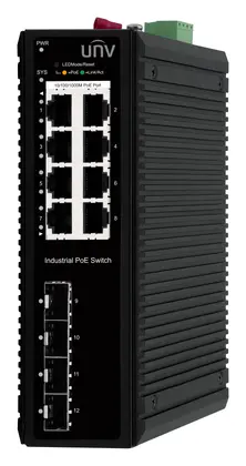 Uniview IS5000-8GT4GP-POE-IN@PWR120 Endüstriyel PoE Switch
