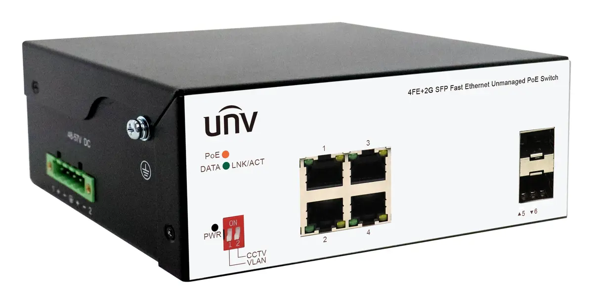 Uniview ISW2000-4T2GP-POE-IN PoE Switch — görsel 2