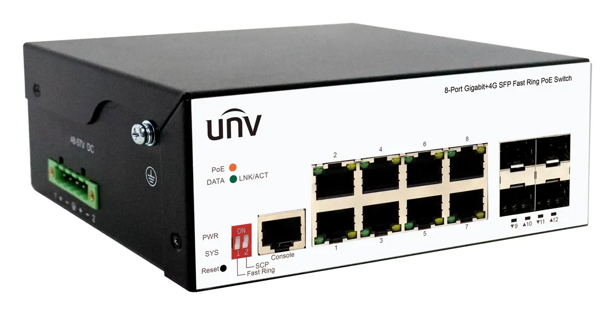 Uniview ISW5000-8GT4GP-POE-IN PoE Switch — görsel 2