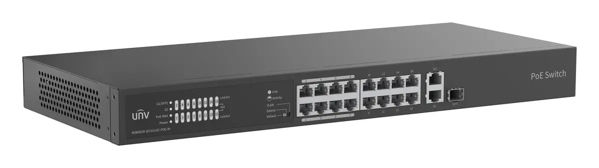 Uniview NSW2020-16T1GT1GC-POE-IN Yönetilemez PoE Switch — görsel 3