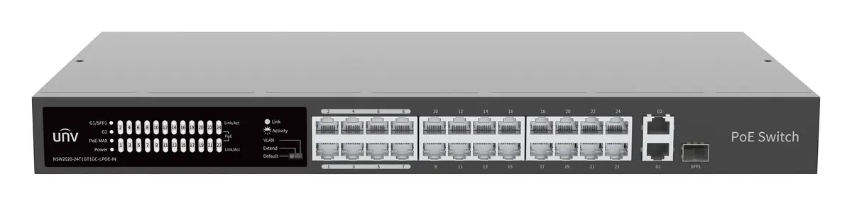 Uniview NSW2020-24T1GT1GC-LPOE-IN Yönetilemez PoE Switch — görsel 2