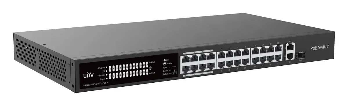 Uniview NSW2020-24T1GT1GC-LPOE-IN Yönetilemez PoE Switch — görsel 3