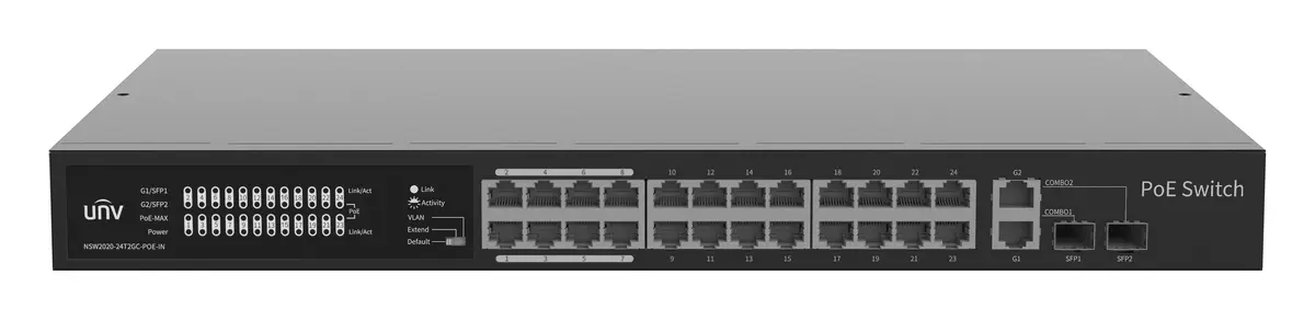 Uniview NSW2020-24T2GC-POE-IN Yönetilemez PoE Switch — görsel 2