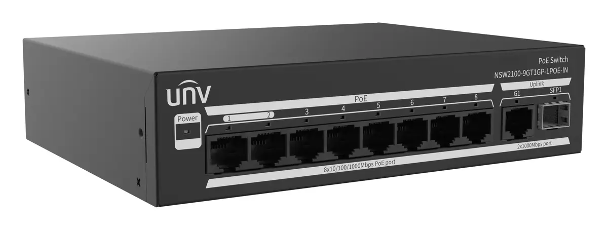 Uniview NSW2100-9GT1GP-LPOE-IN PoE Switch — görsel 3