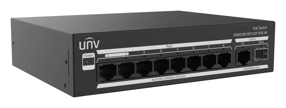 Uniview NSW2100-9GT1GP-POE-IN PoE Switch — görsel 3