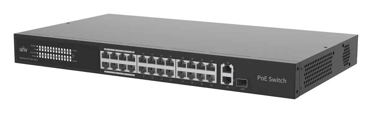 Uniview NSW3000-24T1GT1GC-POE-IN Bulut Yönetimli PoE Switch