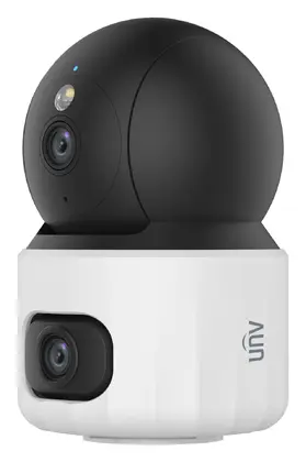 Uniview Uho-S3S-M55F36D-U 5MP Çift Lens İç Mekan Wi-Fi PT Kamera