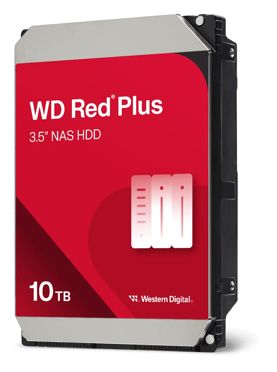 WD Red Plus 10TB 3.5" SATA NAS Diski (WD101EFBX)