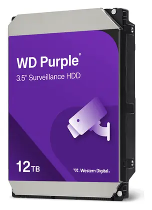WD Purple 12TB 3.5" SATA Gözetim Diski (WD121PURZ)