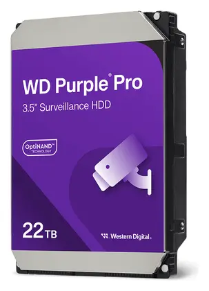 WD Purple Pro 22TB 3.5" SATA Gözetim Diski (WD221PURP)