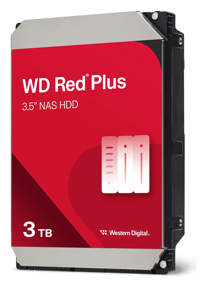 WD Red Plus 3TB 3.5" SATA NAS Diski (WD30EFZX)