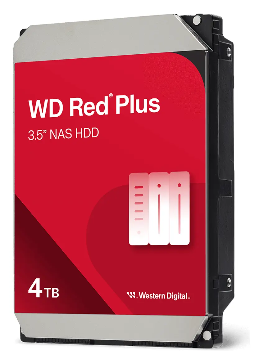 WD Red Plus 4TB 3.5" SATA NAS Diski (WD40EFZZ)