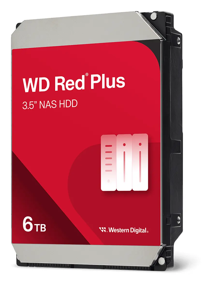 WD Red Plus 6TB 3.5" SATA NAS Diski (WD60EFZX)