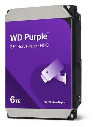 WD Purple 6TB 3.5" SATA Gözetim Diski (WD60PURZ)