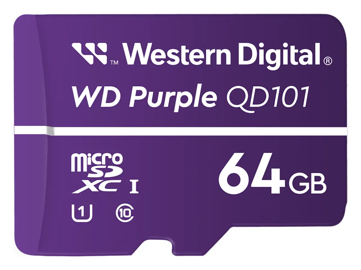 WD Purple QD101 64GB microSD Hafıza Kartı (WDD064G1P0C)