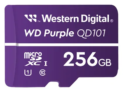 WD Purple QD101 256GB microSD Hafıza Kartı (WDD256G1P0C)
