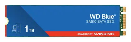 WD Blue SA510 1TB M.2 2280 SATA SSD (WDS100T3B0B)