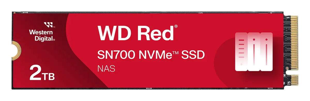 WD Red SN700 2TB M.2 2280 NVMe PCIe Gen3 SSD (WDS200T1R0C)