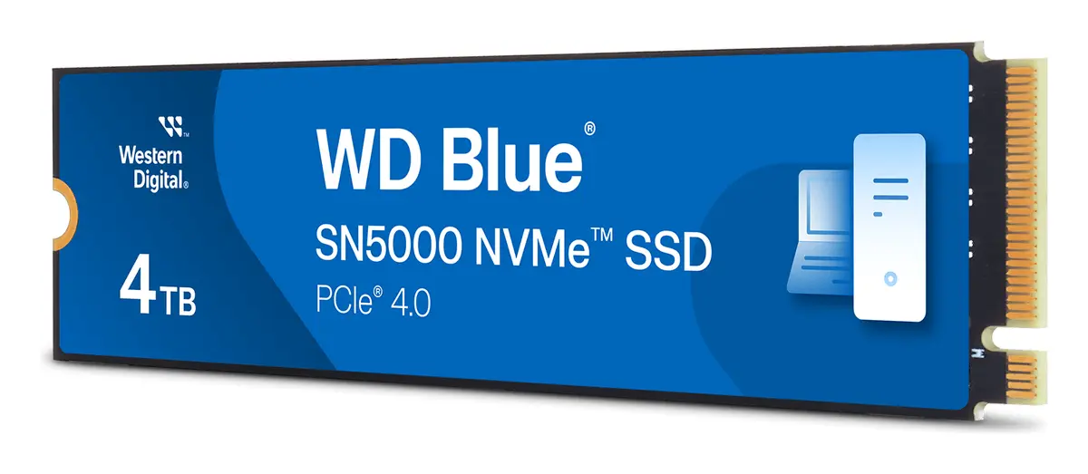 WD Blue SN5000 4TB M.2 2280 NVMe PCIe Gen4 SSD (WDS400T4B0E) — görsel 2