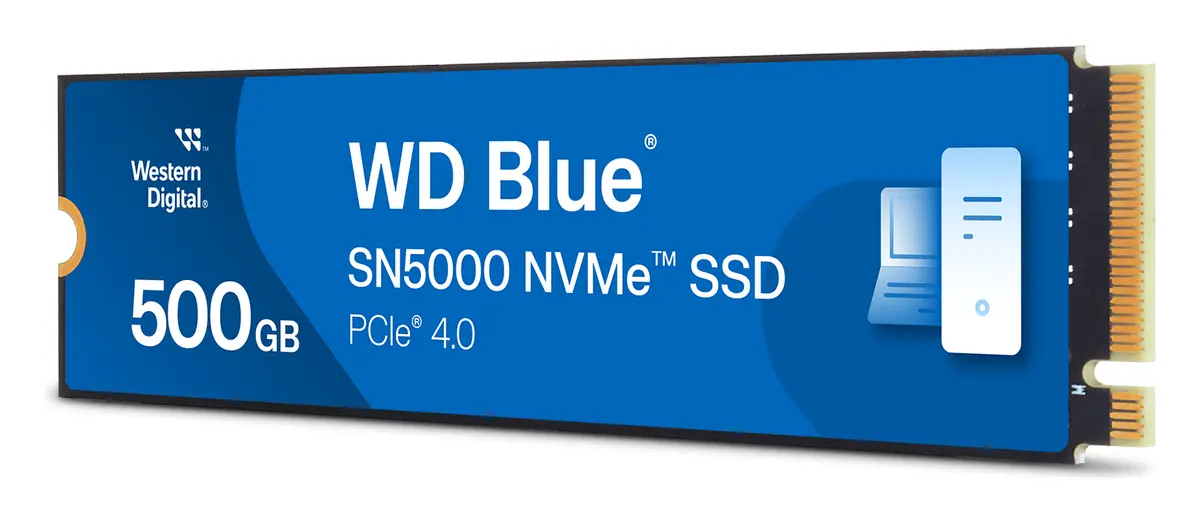 WD Blue SN5000 500GB M.2 2280 NVMe PCIe Gen4 SSD (WDS500G4B0E) — görsel 2