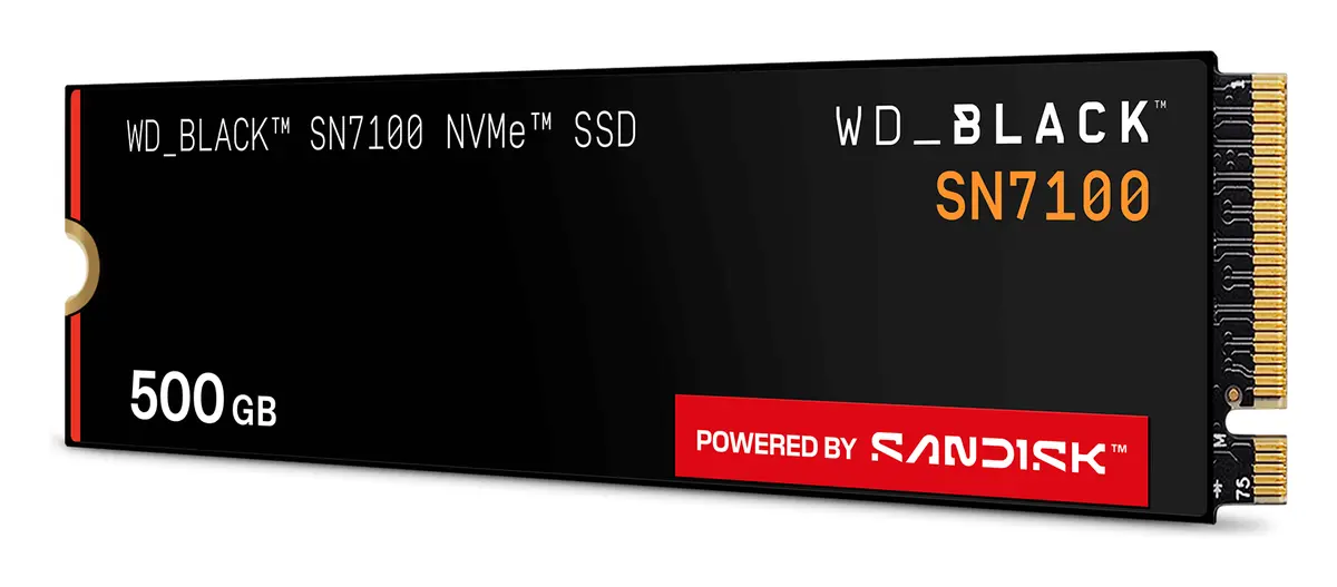 WD_BLACK SN7100 500GB M.2 2280 NVMe PCIe Gen4 SSD (WDS500G4X0E)