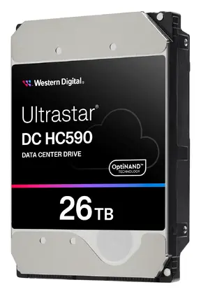 WD Ultrastar DC HC590 26TB 3.5" SAS Kurumsal Disk (WUH722626ALE6L4)