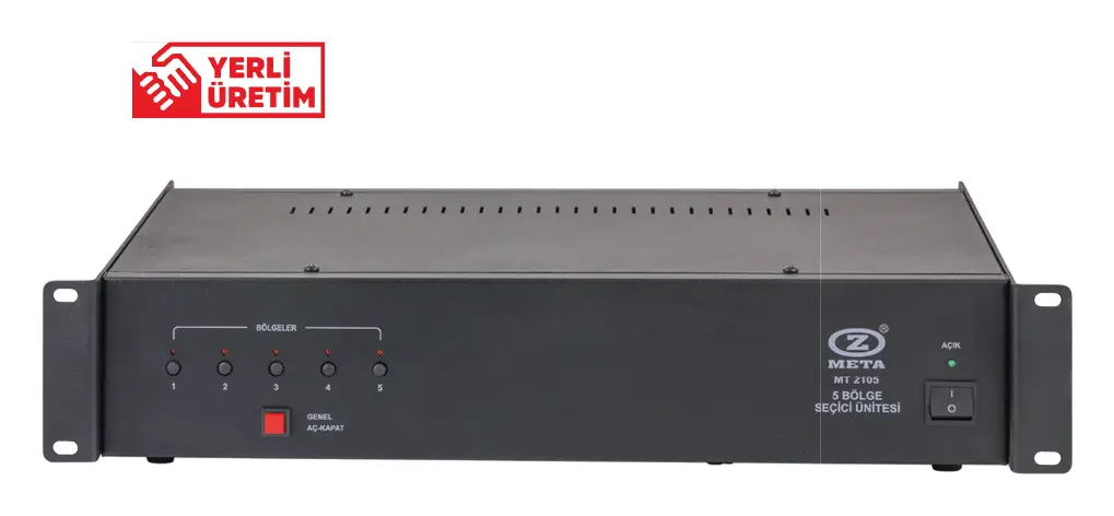West Sound MT 2105 5 Bölgeli Bölge Seçici / Anons Kontrol Ünitesi
