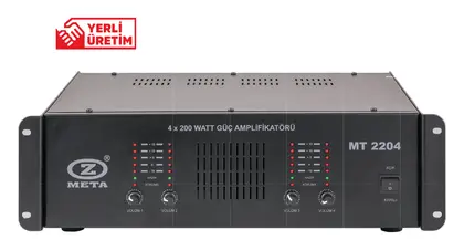 West Sound MT 2204 4x200W 100V 4 Kanal Power Amfi