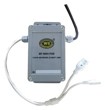 West Sound MT 8003 POE 25W IP Amplifikatör