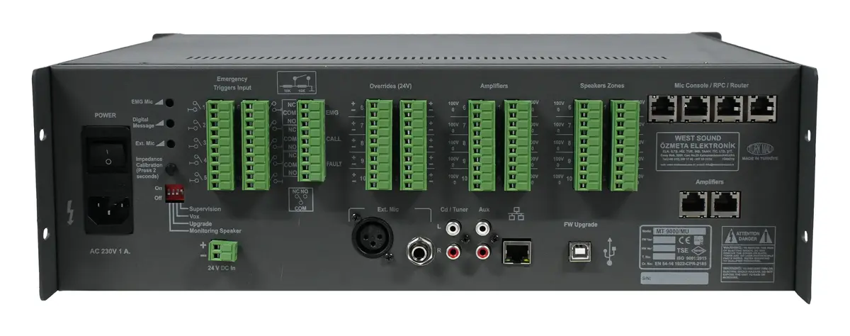 West Sound MT9000/MU Volüm Kontrol — görsel 2